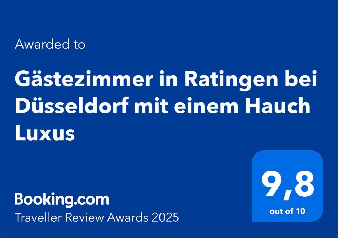 Gaestezimmer In Ratingen Bei Duesseldorf Mit Einem Hauch Luxus Dış mekan fotoğraf